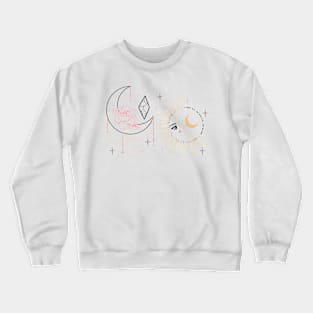 Celestial Moon & Sun Crewneck Sweatshirt